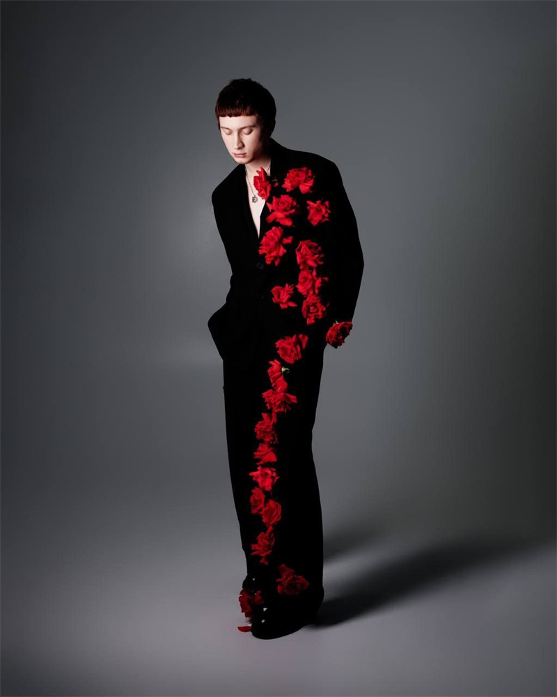 Formal Wear For Men Black Suit - デザイナー黒人男性スーツセット 2 個ブレザー + パンツズボン 3D