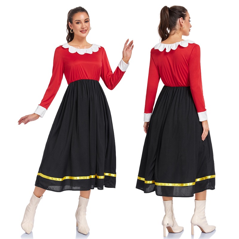 Men Formal Wear Set - 女性用オリーブメンズポパイコスチューム クラシック漫画ポパイ・ザ・セーラー コスプレ衣装 帽子付き ハロウィンおもしろロールプレイ衣装