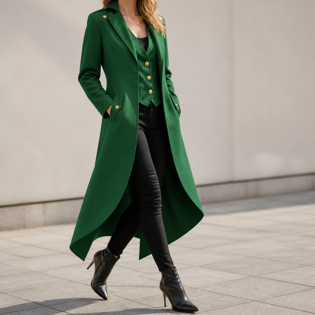 Men'S Medieval Formal Wear - レディースヴィンテージ防シワ長袖テールコートとフルレングスパンツ、オールシーズンフォーマルイブニングウェア衣装
