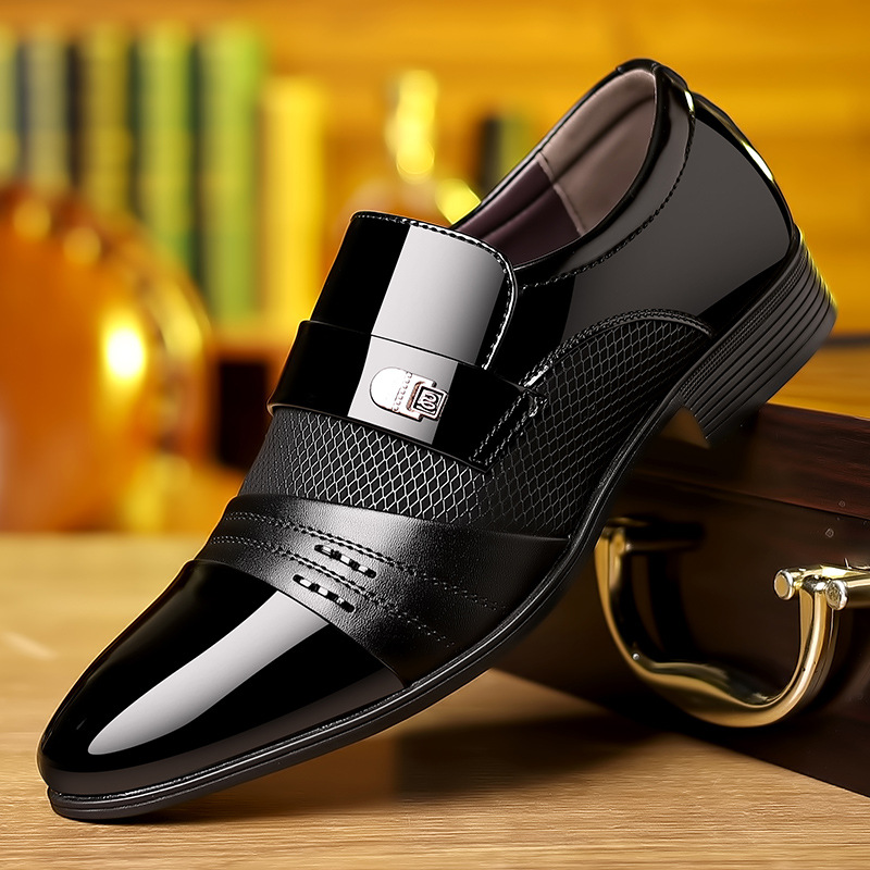オックスフォードシューズメンズ高級ラッカー結婚式の靴ポインテ - Men'S Luxury Formal Wear のレビューと価格