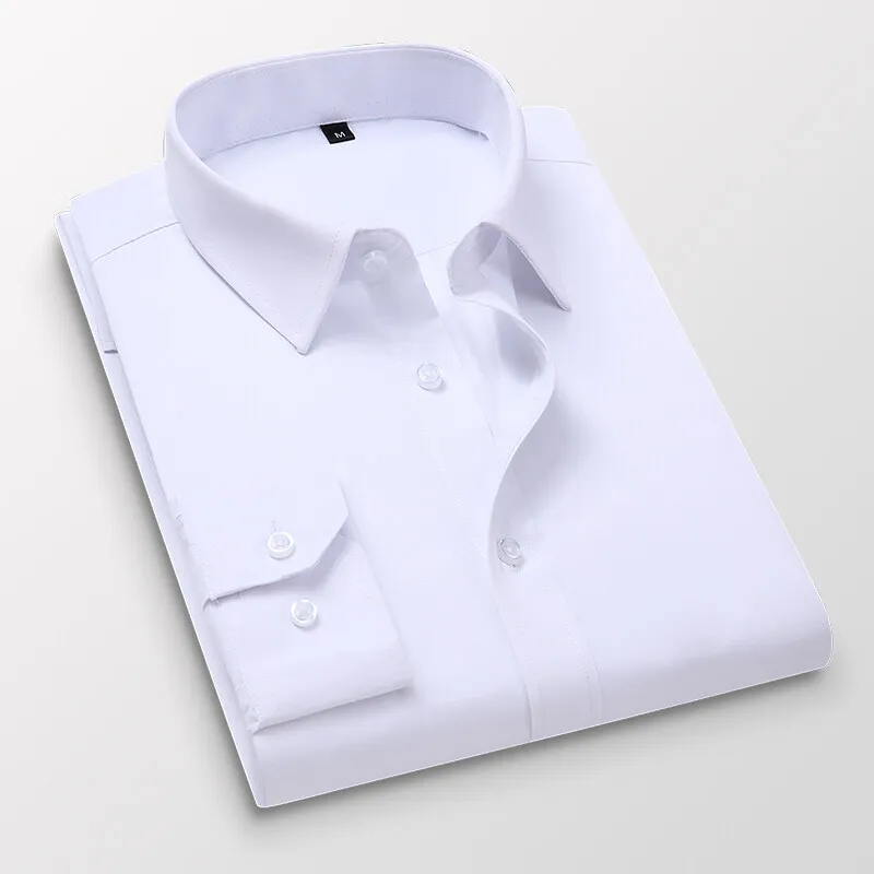 2026年新作メンズ長袖シャツ 春秋新作 ビジネスカジュアル - Men Formal Wear Pink のレビューと価格