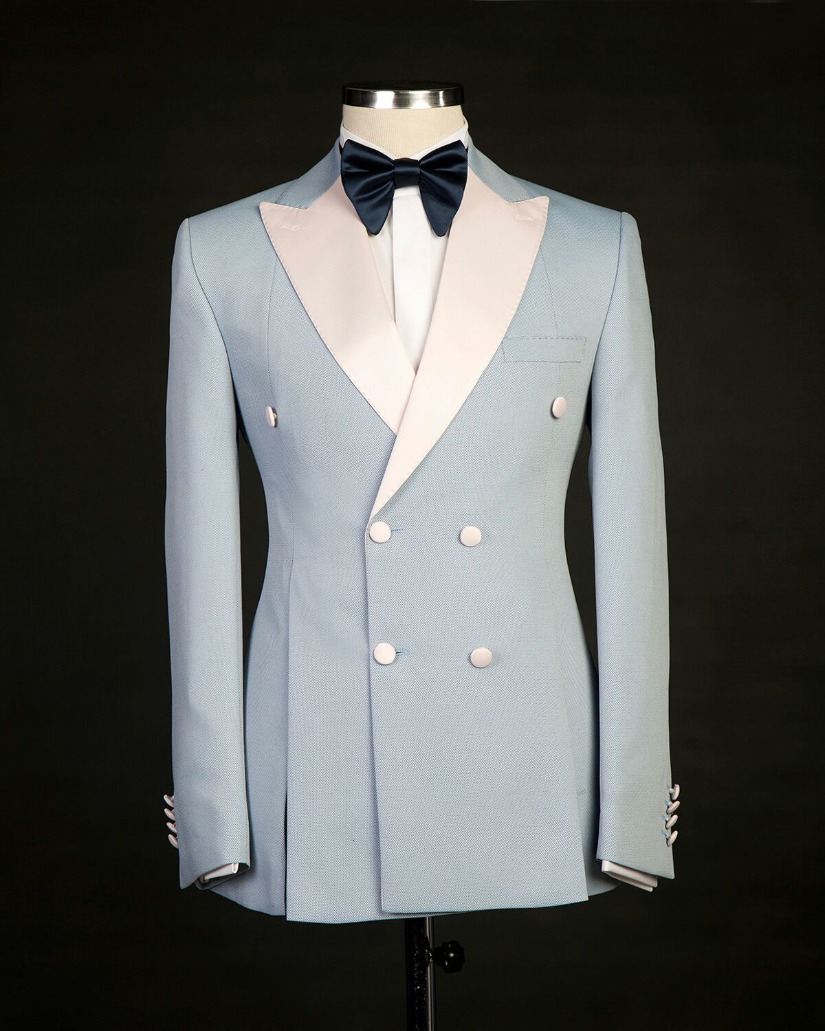 新郎の結婚式のタキシード ダブルブレスト ピンク ピークドラ - Men Formal Wear Pink のレビューと価格