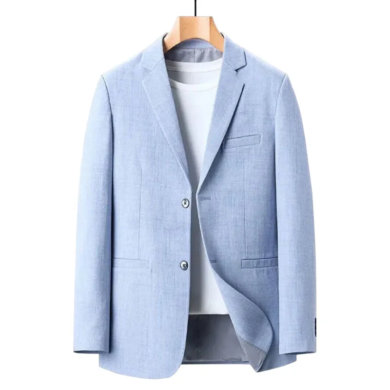 メンズカジュアルウェア,ジャケット,ジャケット,無地,スリム - Men Formal Wear For Summer のレビューと価格