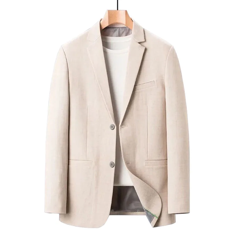 メンズカジュアルウェア,ジャケット,ジャケット,無地,スリム - Men Formal Wear For Summer のレビューと価格