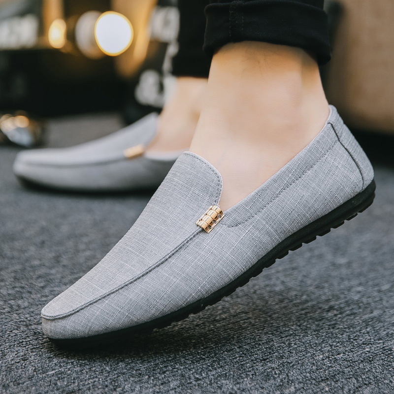 男性カジュアルシューズキャンバススリッポンファッションローフ - Men'S Luxury Formal Wear のレビューと価格