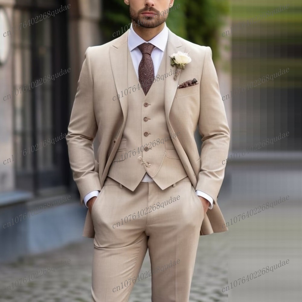 ピンクフォーマルな機会男性スーツ結婚式パーティー新郎花婿の付 - Men Formal Wear Pink のレビューと価格