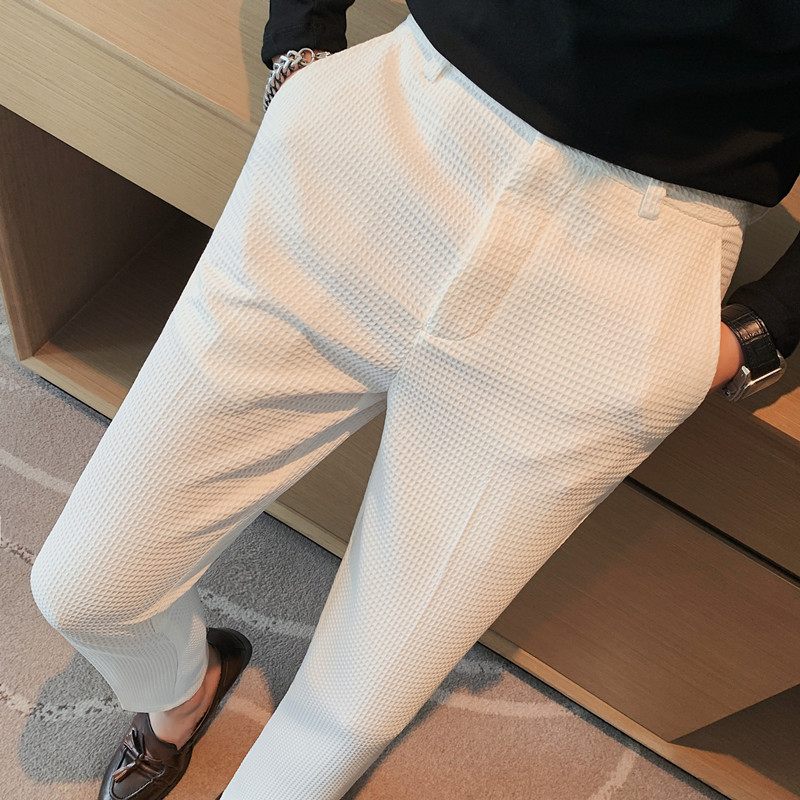 メンズストレッチパンツ,フォーマルパンツ,スリムフィット,ウ - Men Formal Wear Set のレビューと価格