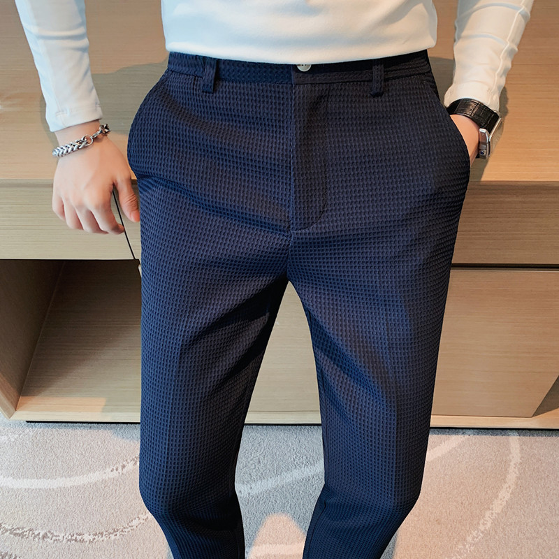 メンズストレッチパンツ,フォーマルパンツ,スリムフィット,ウ - Men Formal Wear Set のレビューと価格