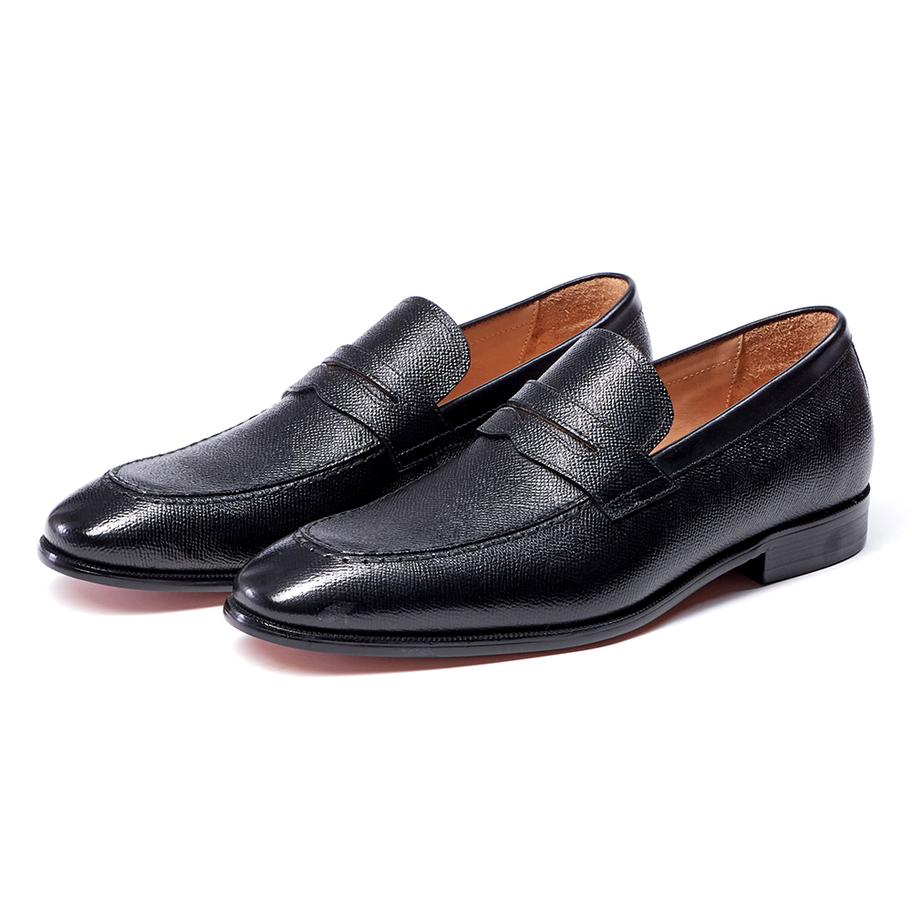 高級スリッポン ドレスシューズ メンズ 本革 イタリアンロー - Men'S Luxury Formal Wear のレビューと価格
