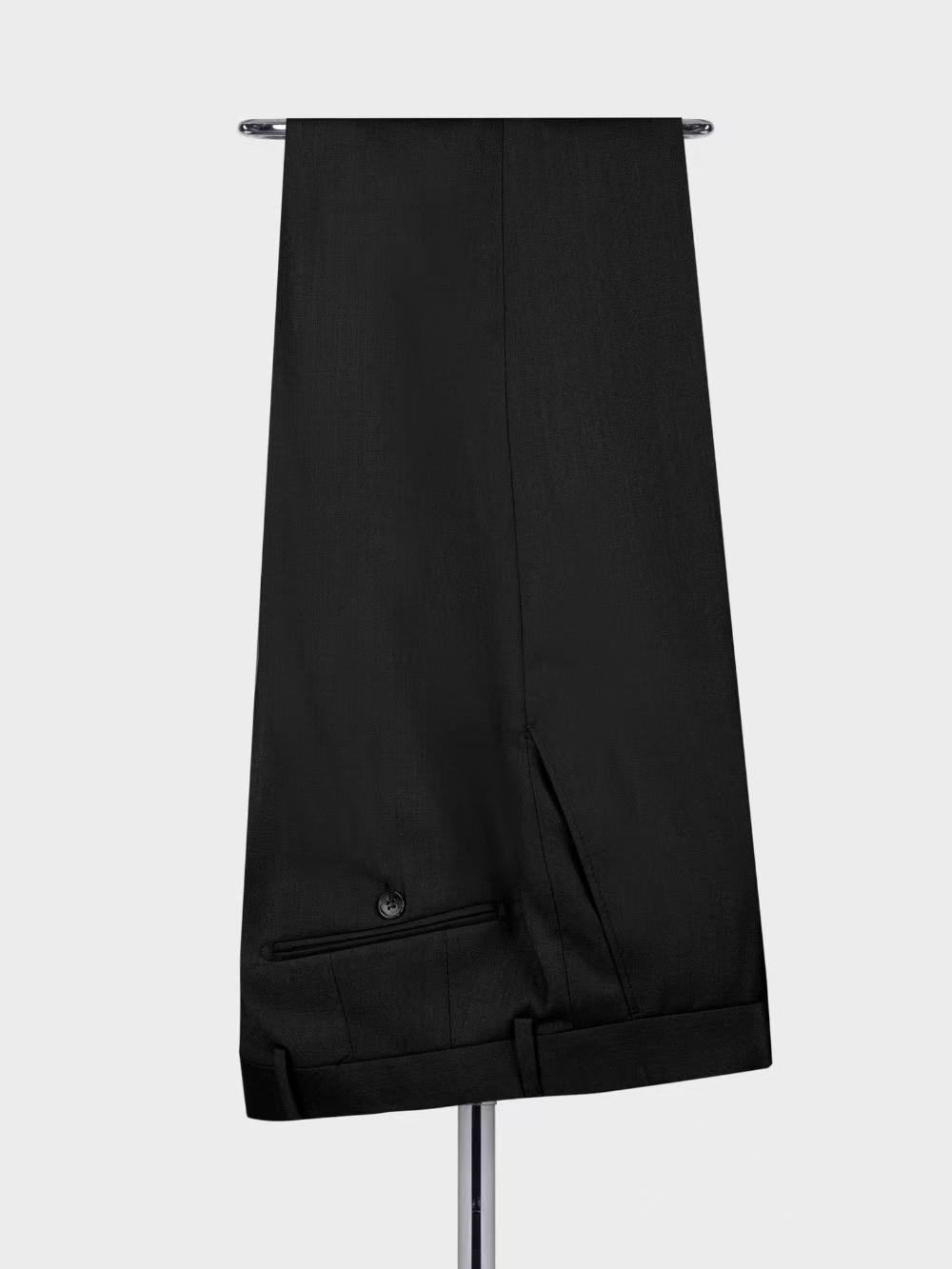 高級クリスタルメンズスーツセット 2 個黒ブレザー + パン - Formal Wear For Men Black Suit のレビューと価格