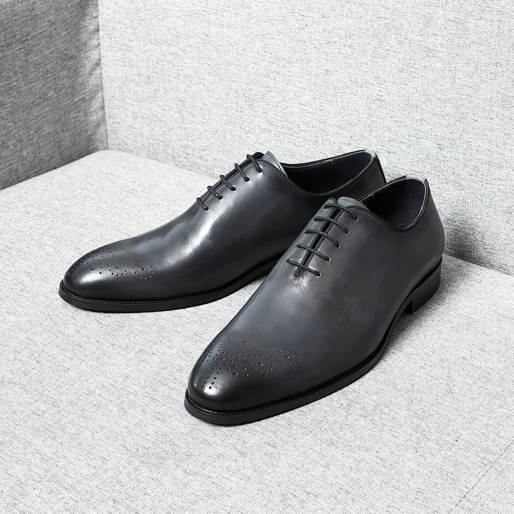 高級デザイナーメンズビジネスドレスシューズ手作りイタリアンス - Men'S Luxury Formal Wear のレビューと価格