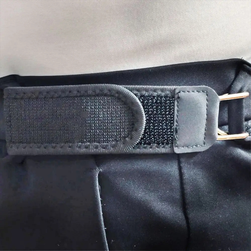ユニセックスバックルレス弾性ウエストベルト調節可能な金属フッ - Men Formal Wear With Jeans のレビューと価格