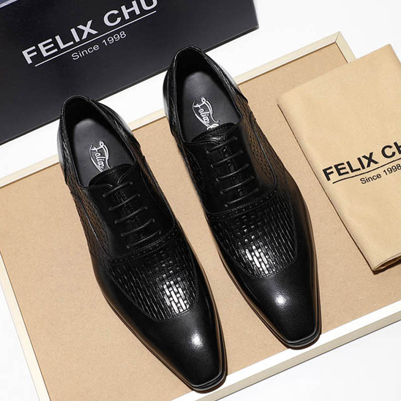 男性用の本革オックスフォードシューズ,高品質のビジネスシュー - Men'S Luxury Formal Wear のレビューと価格