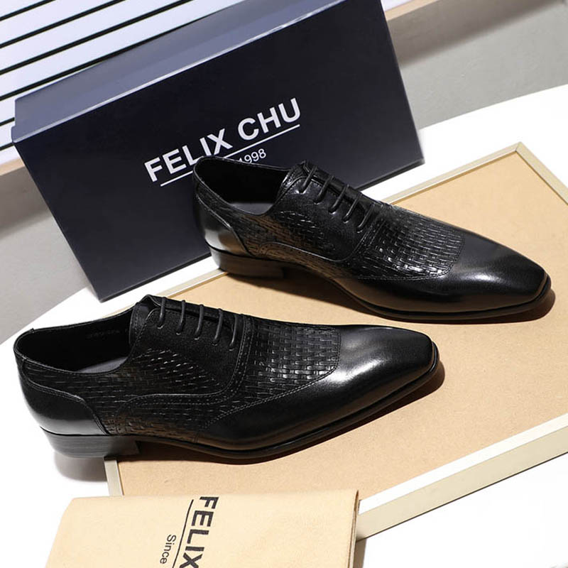 男性用の本革オックスフォードシューズ,高品質のビジネスシュー - Men'S Luxury Formal Wear のレビューと価格
