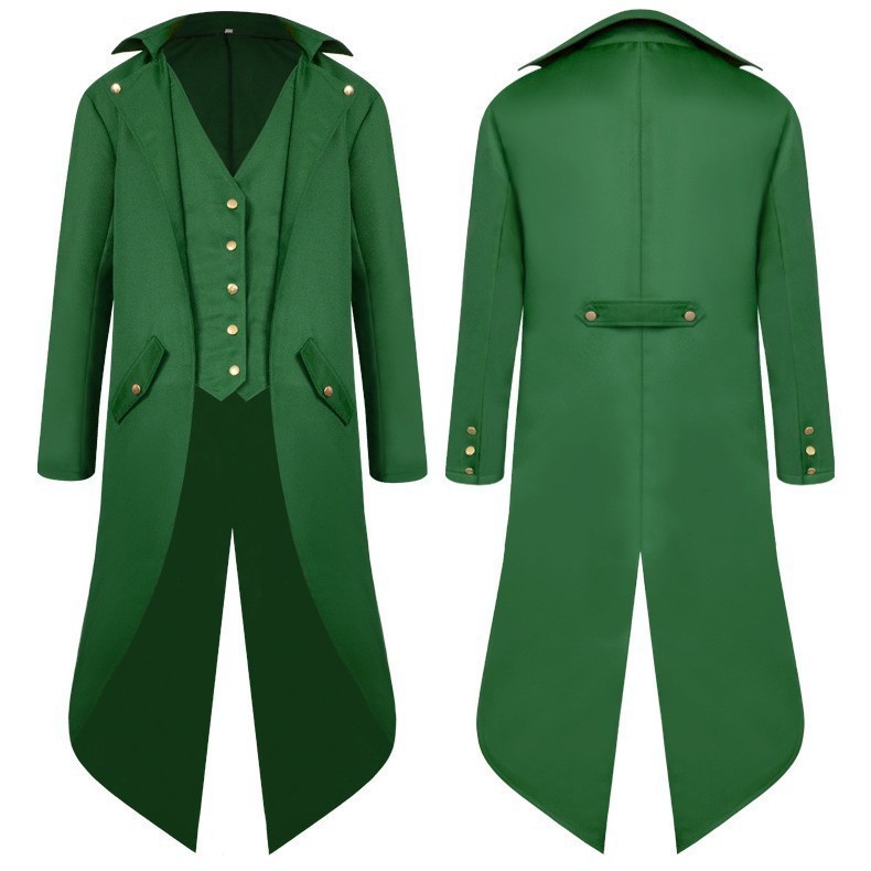 レディースヴィンテージ防シワ長袖テールコートとフルレングスパ - Men'S Medieval Formal Wear のレビューと価格