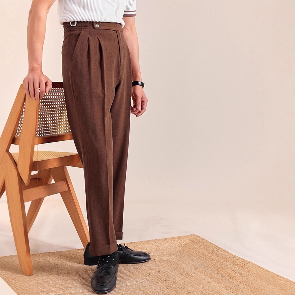 イタリアナポリメンズビジネスカジュアルスーツパンツ英国ファッ - Men Formal Wear Set のレビューと価格