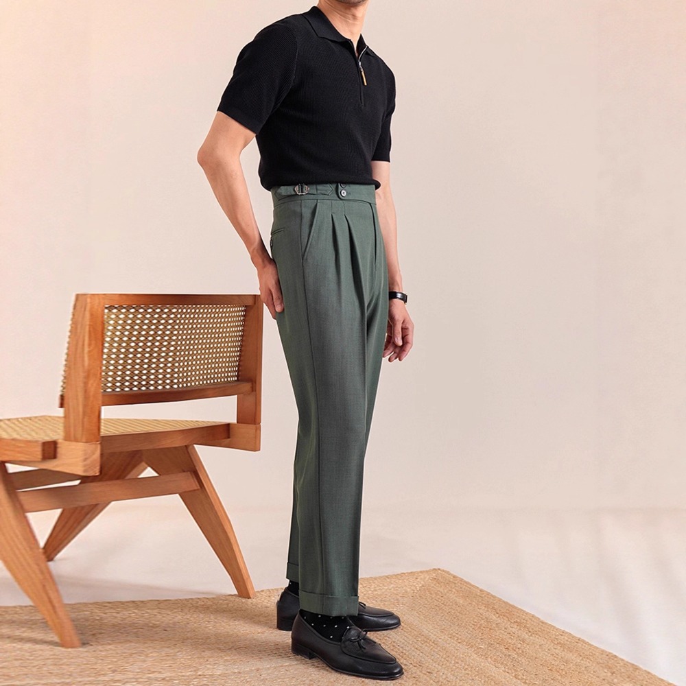 イタリアナポリメンズビジネスカジュアルスーツパンツ英国ファッ - Men Formal Wear Set のレビューと価格